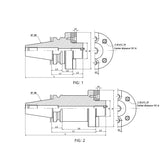 BT-FMC Face Mill Arbor (four screw holes) BT40-FMC60-75 BT50-FMC60-75 - Big-tools Industrial Supply Tools for Metal Cutting